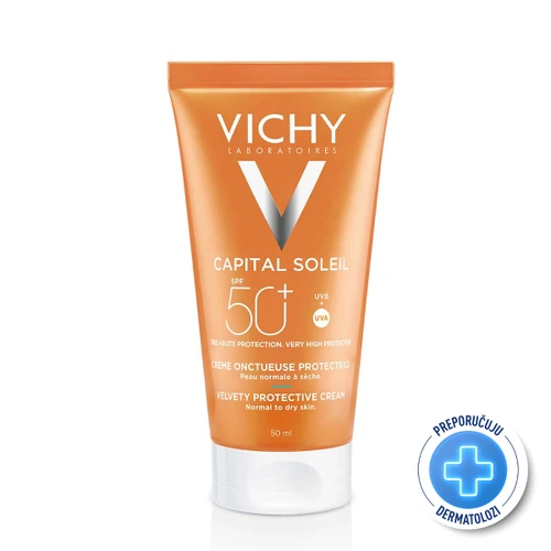 Vichy Capital Soleil baršunasta krema za suhu kožu SPF50+ 50 ml