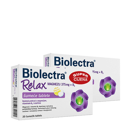 HERMES BIOLECTRA MG 375 RELAX ŠUMEĆE TABLETE A40
