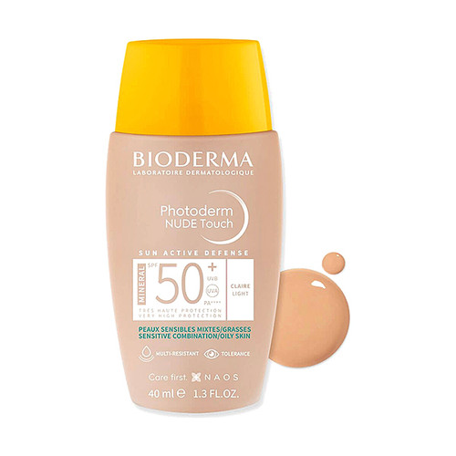 Bioderma Photoderm Nude Touch Light | SPF50+ | 40ml | Mineralna zaštita s efektom gole kože