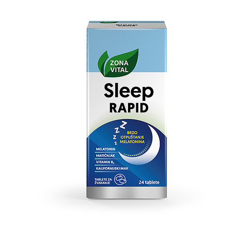 ZONA VITAL SLEEP RAPID tablete za žvakanje za spavanje