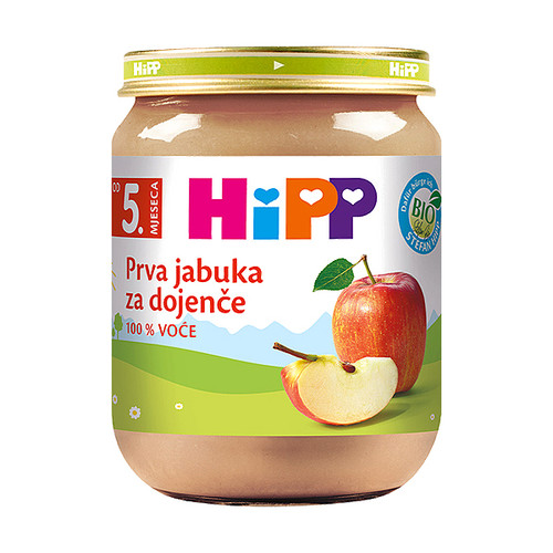 HIPP voćna kašica s jabukom za dojenče 125g 4233
