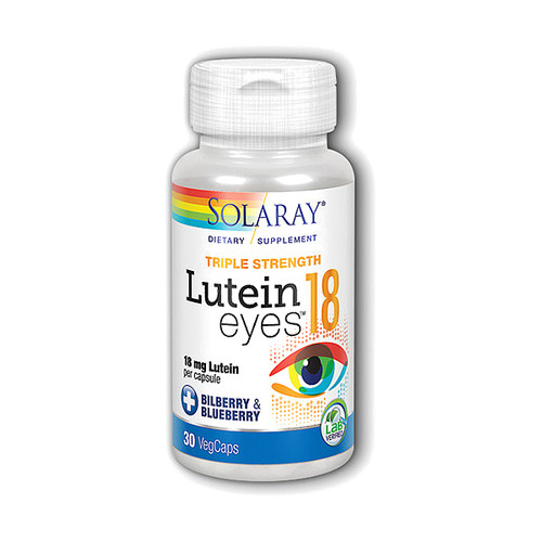 SOLARAY LUTEIN EYES 18mg TABLETE A30
