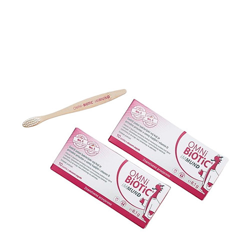 OMNIBIOTIC IMMUND PASTILE A10 DUO+ ČETKICA