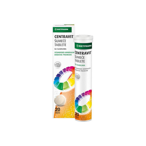 DIETPHARM CENTRAVIT ŠUMECE TABLETE A20 