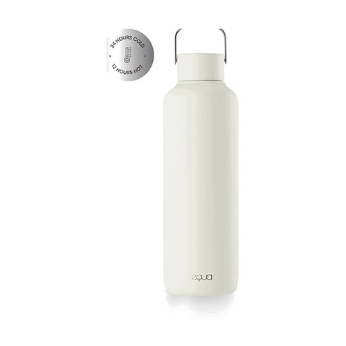 EQUA, TERMO boca od nehrđajućeg čelika, Timeless White, 600ml