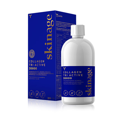 Yasenka Skinage Collagen Triactive tekući kolagen za bore i elastičnost, 500 ml