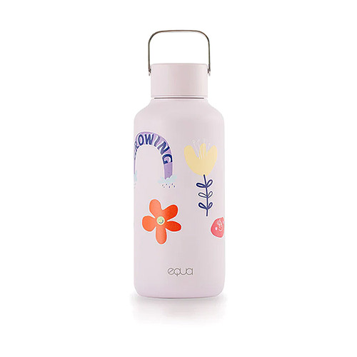 EQUA Kids, boca od nehrđajućeg čelika, Flower Power, 600 ml