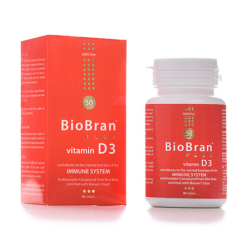 BIO BRAN PLUS VITAMIN D3 TABLETE 90kom