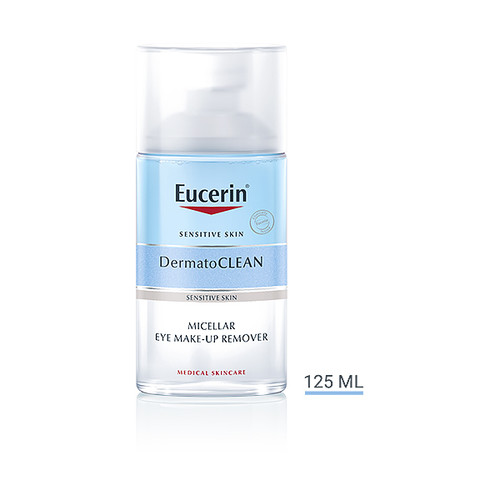 Eucerin DermatoCLEAN odstranjivač šminke s očiju, 125 ml
