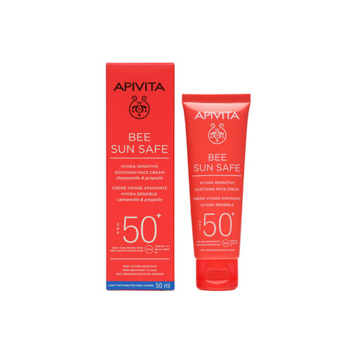 Apivita Bee Sun safe krema za osjetljivu kožu lica, SPF50, 50 ml