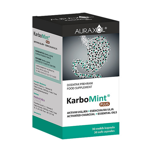 AURAXOL KARBOMINT PLUS CAPS A30