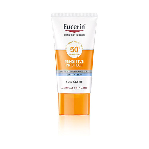 Eucerin Sun Sensitive Protect Krema za lice za osjetljivu i suhu kožu SPF50+, 50 ml