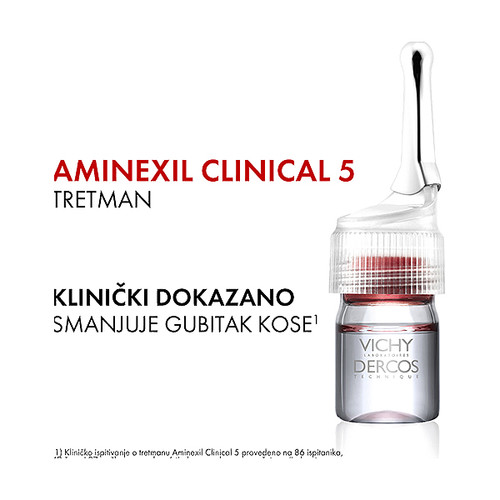 VICHY DERCOS AMINEXIL CLINICAL AMPULE ZA ŽENE A21