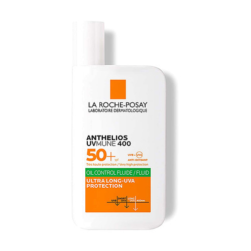 La Roche-Posay Anthelios UVMune 400 Fluid za masnu kožu SPF50+, 50 ml