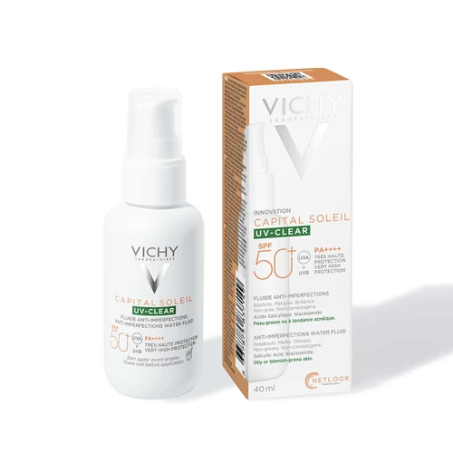 Vichy Capital Soleil UV-Clear fluid za masnu kožu SPF50+ 40 ml
