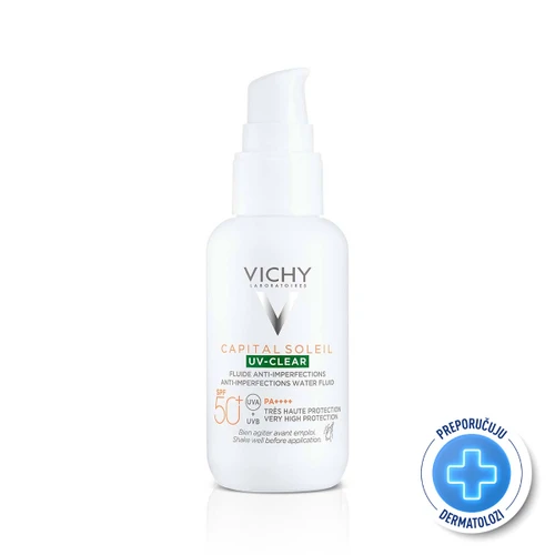 Vichy Capital Soleil UV-Clear fluid za masnu kožu SPF50+ 40 ml