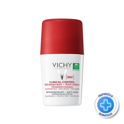 Vichy Clinical Control Dezodorans protiv znojenja do 96h , 50 ml
