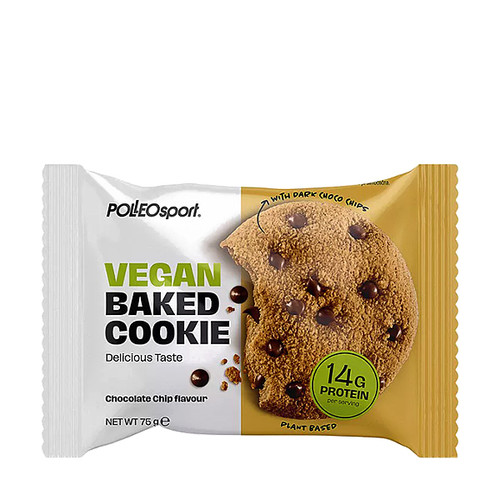 Polleo Sport Vegan Chocolate Chips proteinski kolačić, 75g