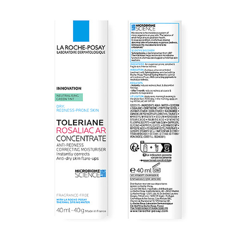 La Roche-Posay TOLERIANE ROSALIAC AR CONCENTRATE 40ml Korektivna hidratantna njega protiv crvenila suhe kože i za kožu sklonu rozaceji