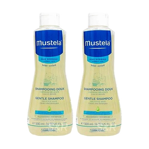 Mustela Gentle Shampoo Nježni šampon za bebe i djecu, 500 ml 1 + 1