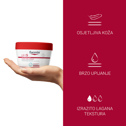 EUCERIN PH5 LAGANA GEL-KREMA ZA TIJELO 350ML