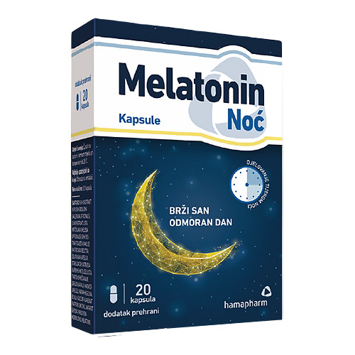 HAMAPHARM MELATONIN NOĆ KAPSULE A20