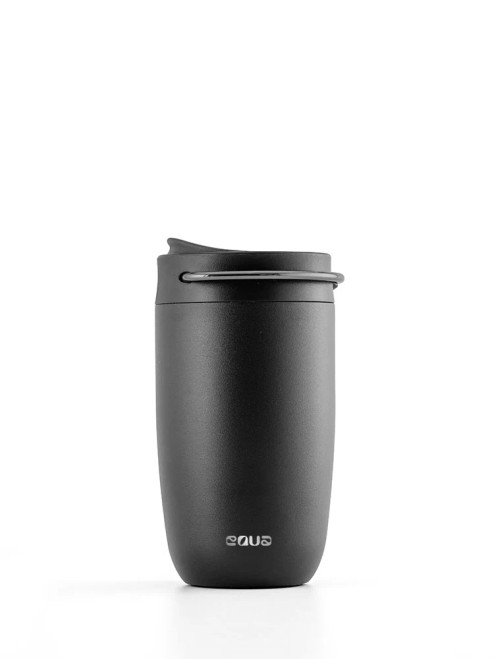 EQUA Cup Crna Termo Šalica | 300ml | od nehrđajućeg čelika za čaj/kavu