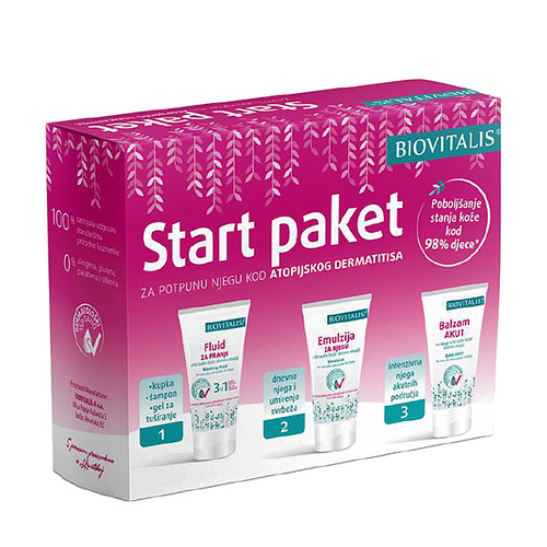 BIOVITALIS START PAKET ZA ATOPIJSKI DERMATITIS