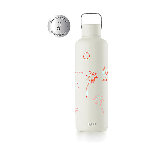 EQUA, TERMO boca od nehrđajućeg čelika, Timeless C'est La Vie, 600ml