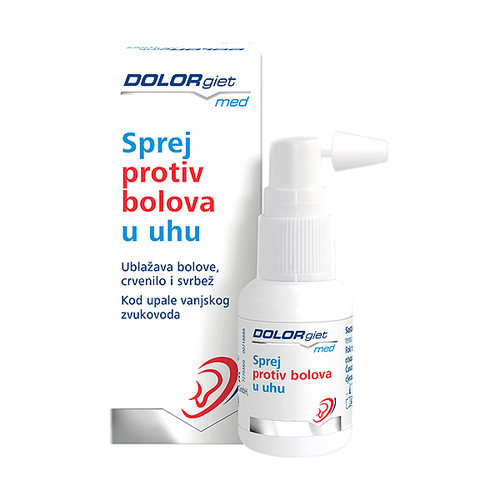 DOLORGIET MED SPREJ ZA UHO 20ML