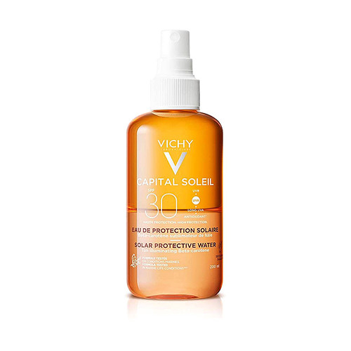 Vichy Capital Soleil Vodica za zaštitu lica i tijela SPF30 za naglašen ten, 200 ml