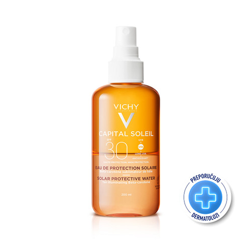 Vichy Capital Soleil vodica za zaštitu od sunca i naglašen ten SPF30 200 ml