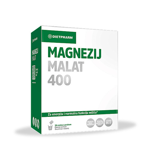 DIETPHARM MAGNEZIJ MALAT VREĆICE 400MG A20
