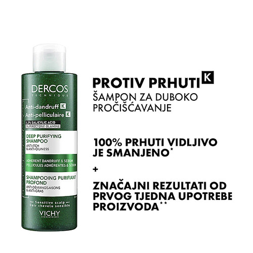 VICHY DERCOS PILING ŠAMPON PROTIV PRIJANJAJUCE PRHUTI 250 ML