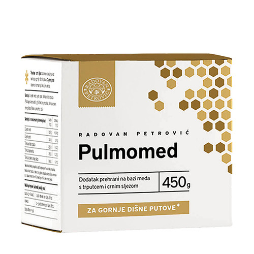 RADOVAN PETROVIĆ Med s trputcem i crnim sljezom Pulmomed 450g