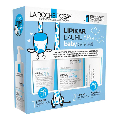 La Roche-Posay Lipikar AP + M Balzam + Syndet AP + Cicaplast B5  Baby Care