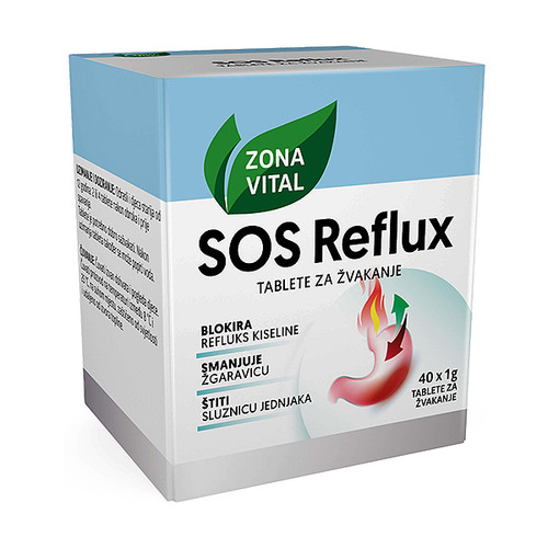 Zona Vital SOS Reflux tablete za žvakanje a40