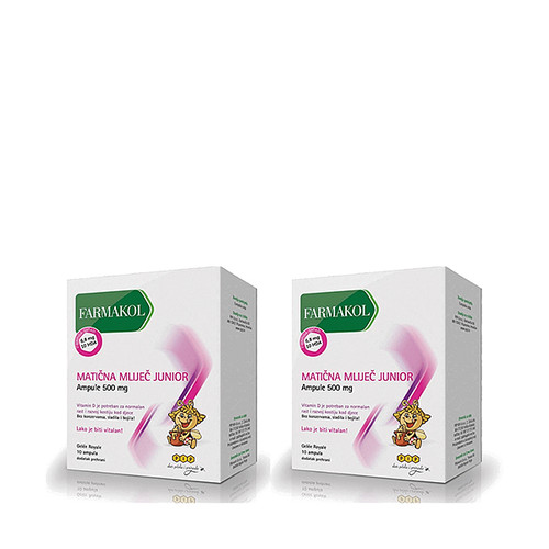 PIP Farmakol Matična mliječ Junior ampule A20 1+1 PROMO