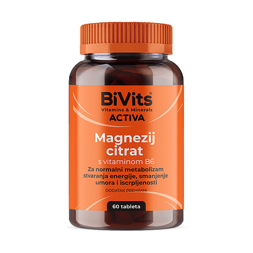 BiVits Activa Magnezij citrat tbl A 60