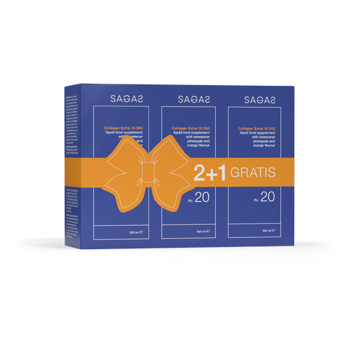 Sagas Rc 20 Collagen Extra 15 000 kolagen za kožu 500 ml, 2+1 GRATIS