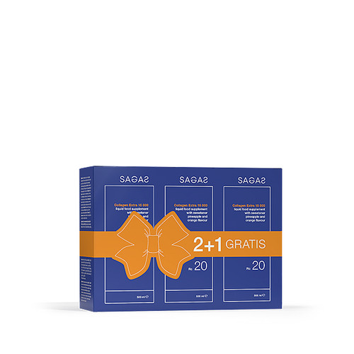 Sagas Rc 20 Collagen Extra 15 000 kolagen za kožu 500 ml, 2+1 GRATIS