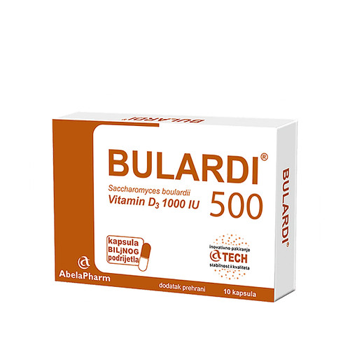 Bulardi 500 Vitamin D3 kapsule A 10