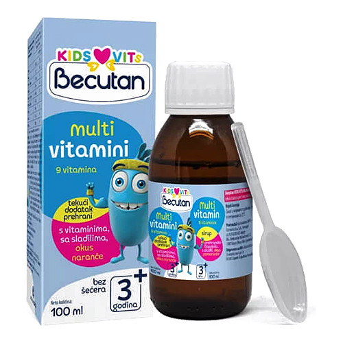Becutan Kids Vits Multivitamin sirup 100 ml