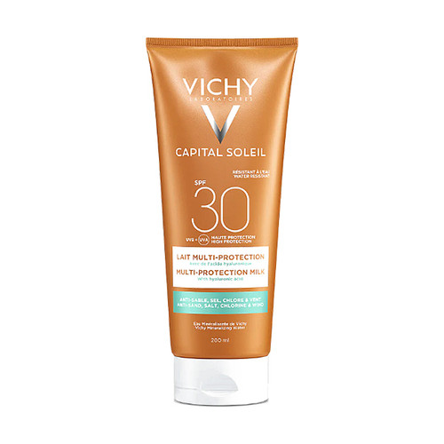 Vichy Capital Soleil Mlijeko za sunčanje s Hijaluronskom kiselinom SPF30, 200 ml