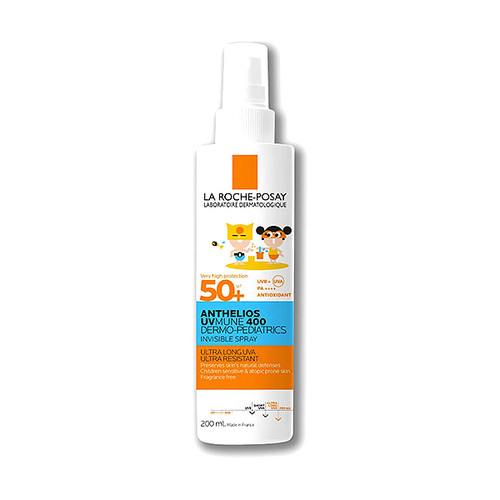 La Roche-Posay Anthelios UVMune 400 Dermo-Pediatrics sprej za sunčanje za djecu SPF50+, 200 ml