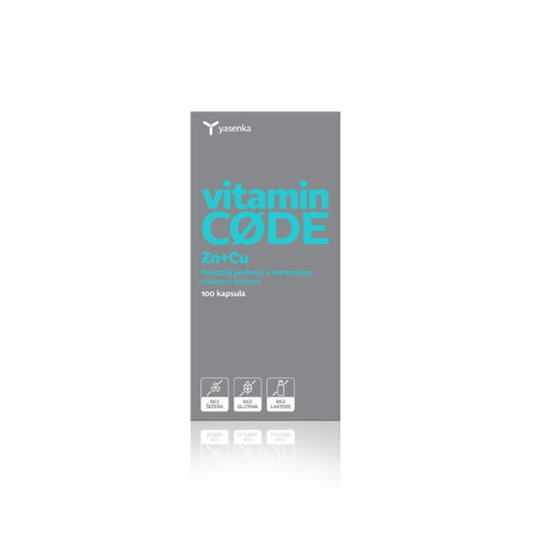 Yasenka Vitamin CODE Zn+Cu kapsule A100 