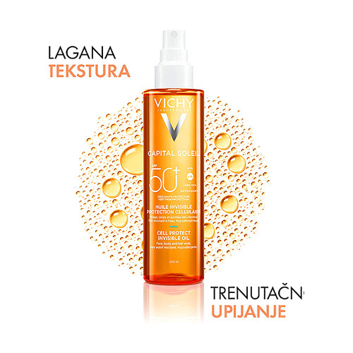 Vichy Capital Soleil Ulje Cell Protect SPF 50 200 ml