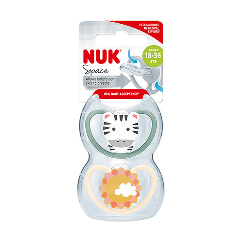 NUK Silikonska duda varalica Space 2 komada
