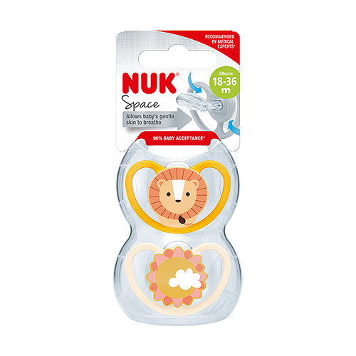 NUK Silikonska duda varalica Space 2 komada