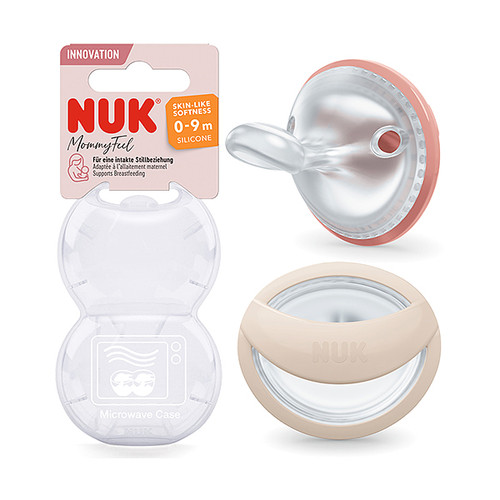 NUK varalica silikonska Mommy Feel od 0-9 mjeseci 2 komada